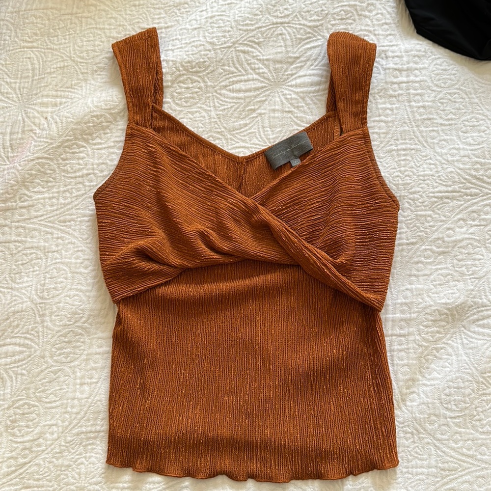 Orange blouse